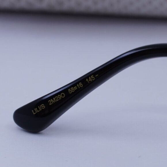 Jimmy Choo LILI/S 02M2 9O Square Sunglasses - Gold/Grey Gradient - Picture 8 of 10